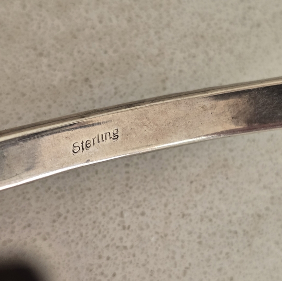 Navajo Native American Running Bear 15 Turquoise Stone Sterling Silver Cuff - Picture 5 of 8